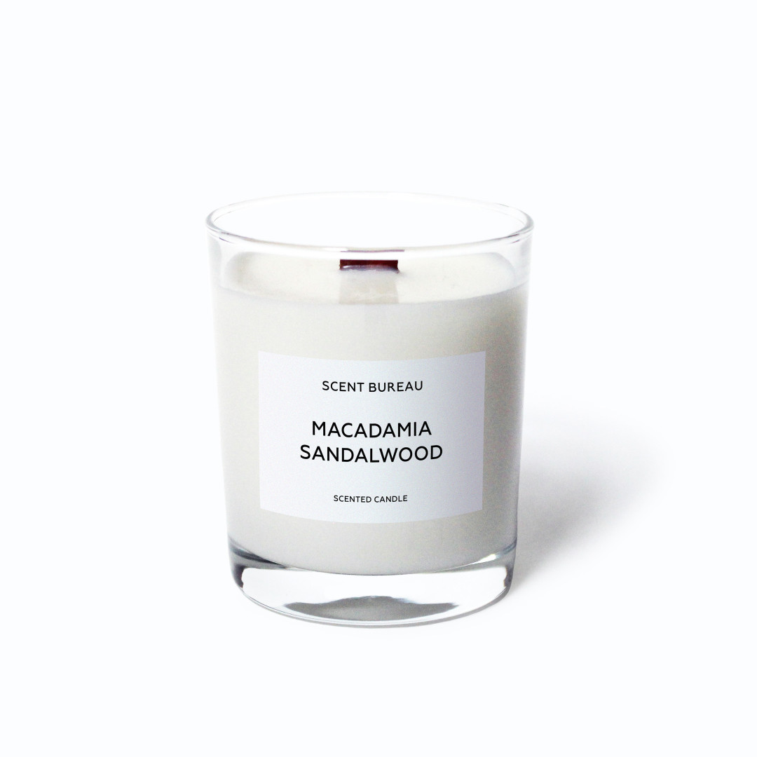 Ароматическая свеча Scent Bureau Macadamia Sandalwood, 190 мл
